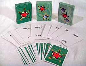 Green Level Word Suits Playing Cards