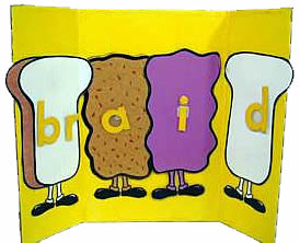 GAC Green Level Activity Center Boards with Peanut Butter and Jelly Figures